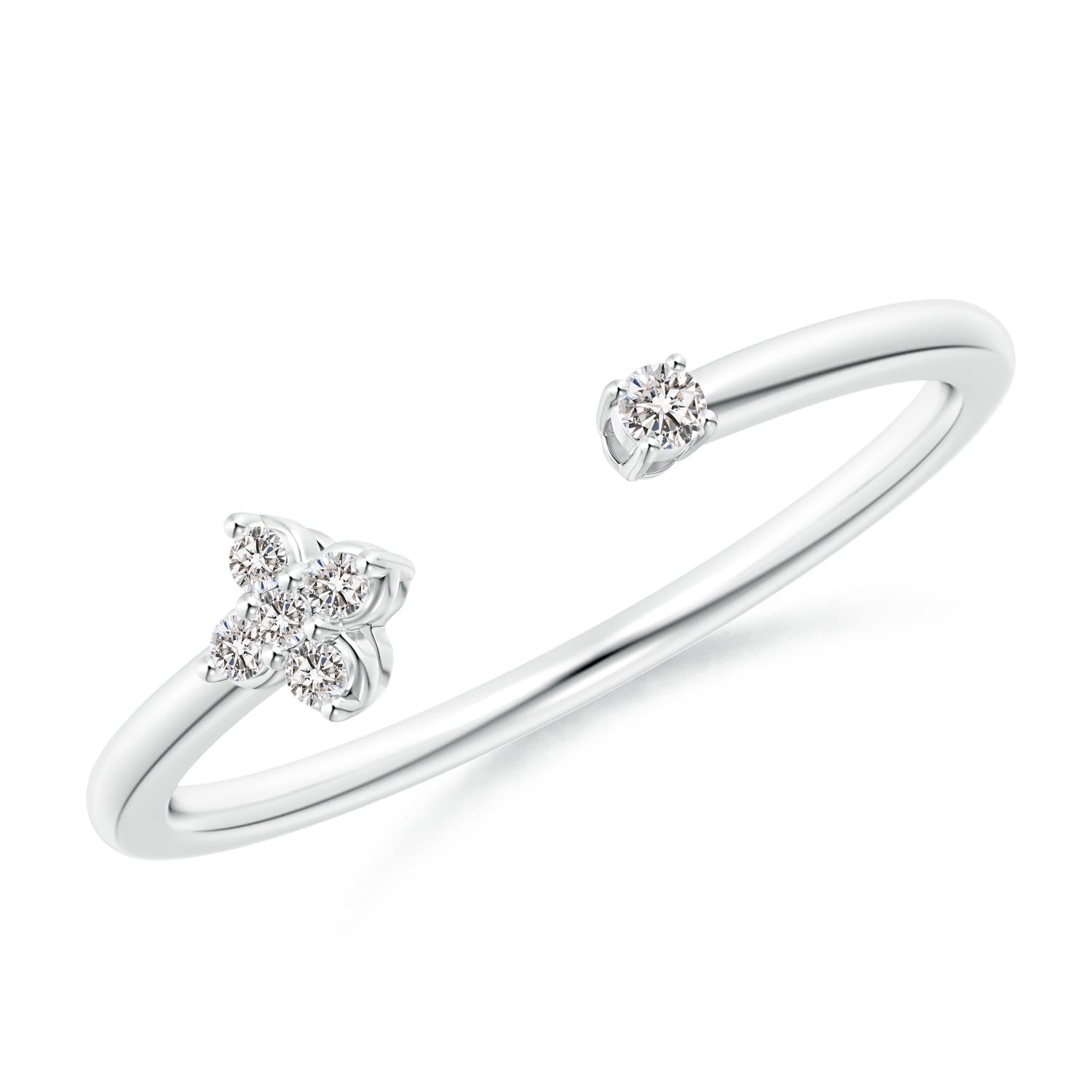 I-J, I1-I2 / 0.06 CT / 14 KT White Gold