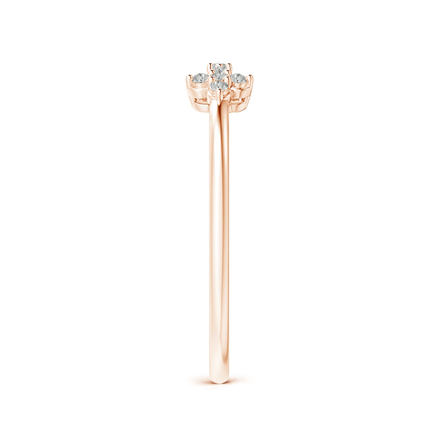 K, I3 / 0.06 CT / 14 KT Rose Gold