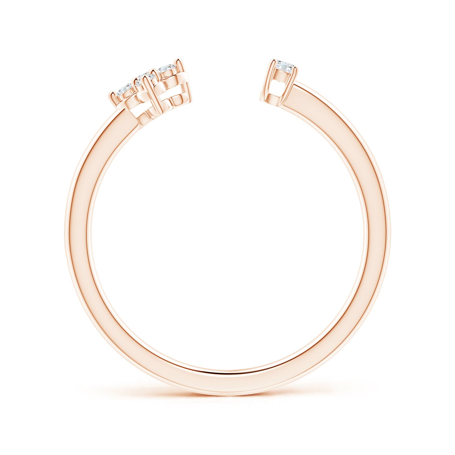 G, VS2 / 0.09 CT / 14 KT Rose Gold