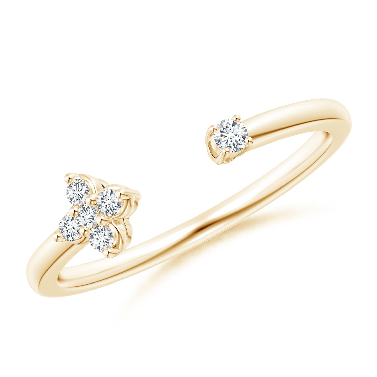 G, VS2 / 0.09 CT / 14 KT Yellow Gold