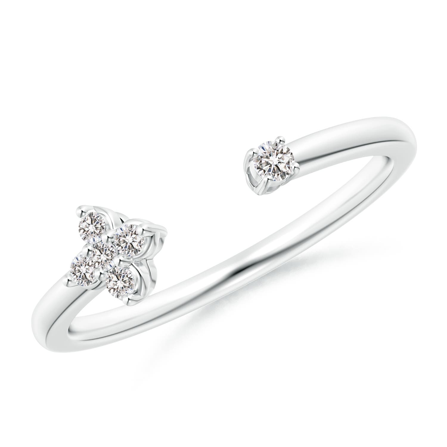 I-J, I1-I2 / 0.09 CT / 14 KT White Gold