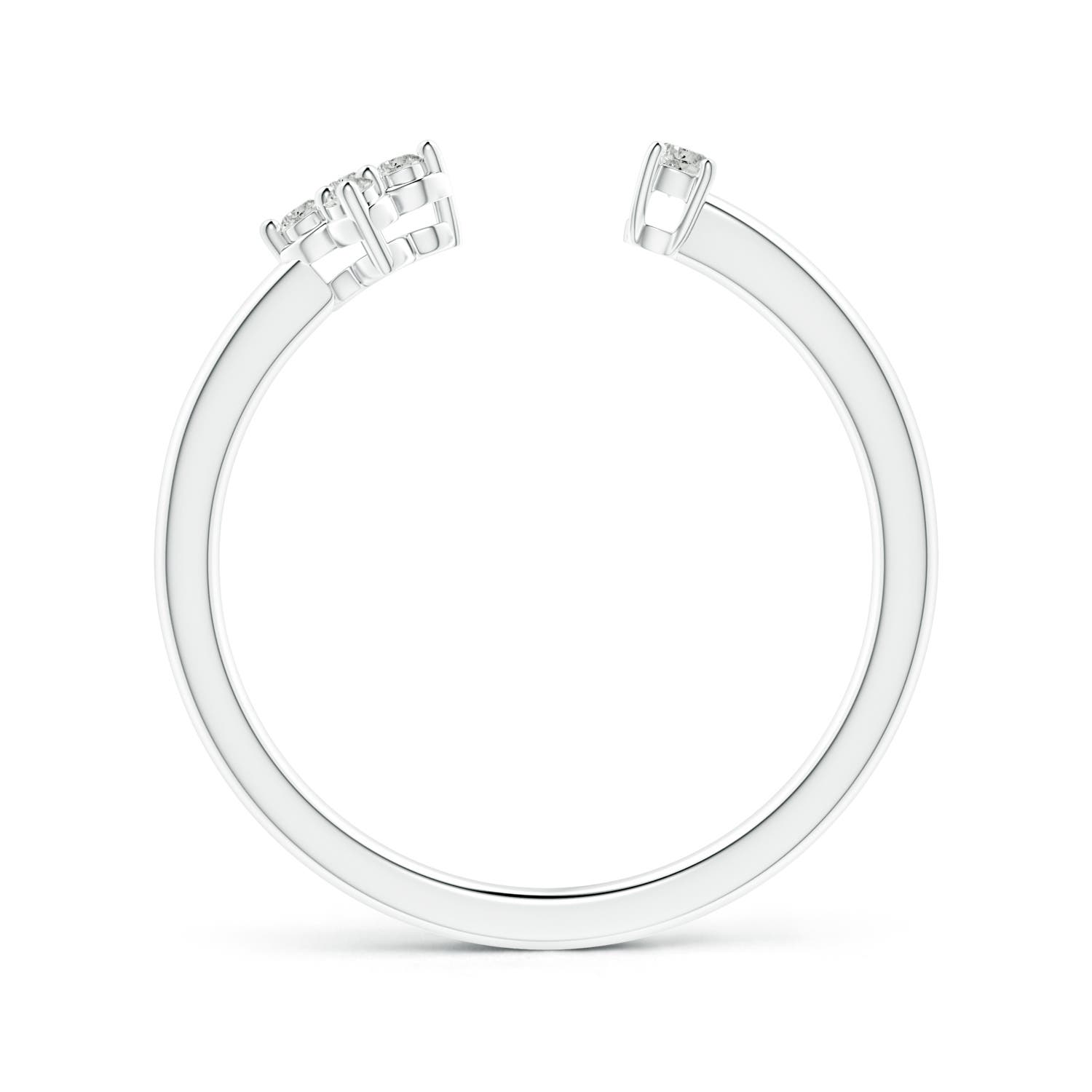 K, I3 / 0.09 CT / 14 KT White Gold