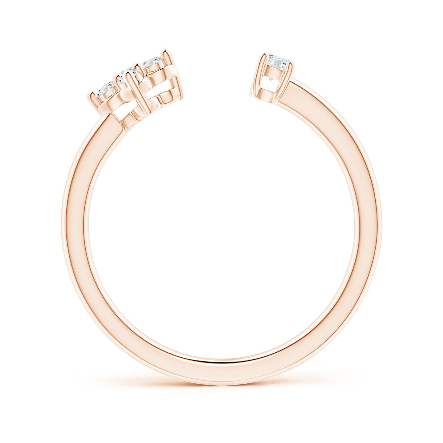 G, VS2 / 0.21 CT / 14 KT Rose Gold