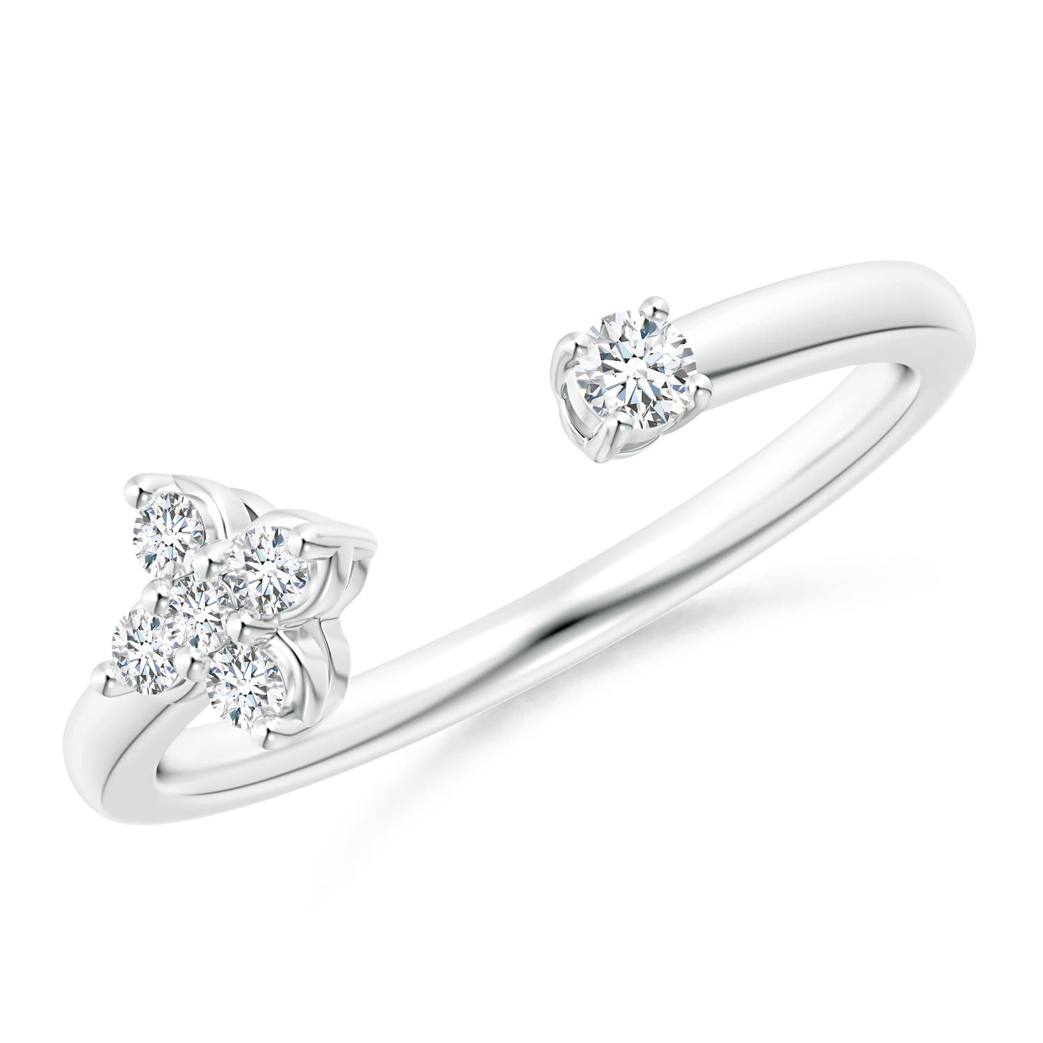 G, VS2 / 0.21 CT / 14 KT White Gold