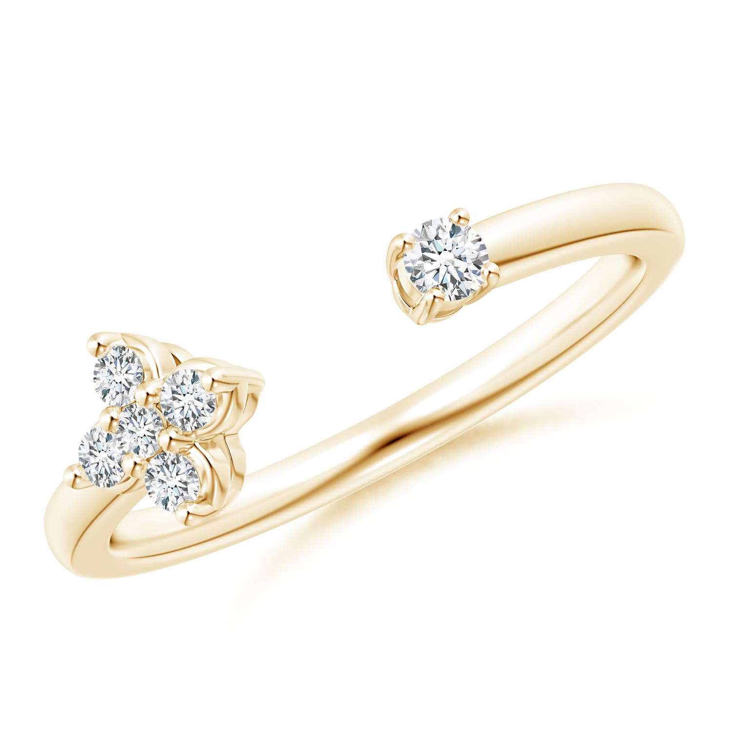 G, VS2 / 0.21 CT / 14 KT Yellow Gold