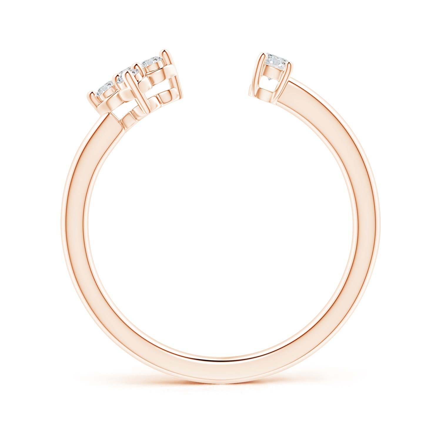 H, SI2 / 0.21 CT / 14 KT Rose Gold