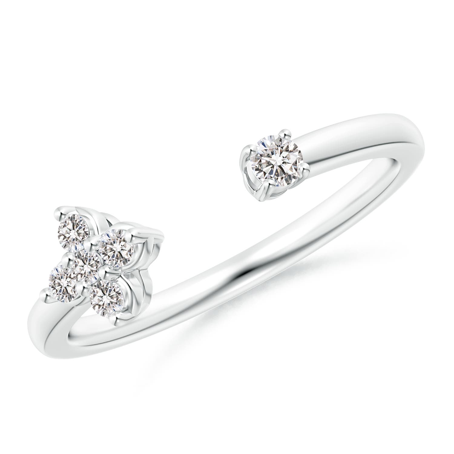 I-J, I1-I2 / 0.21 CT / 14 KT White Gold