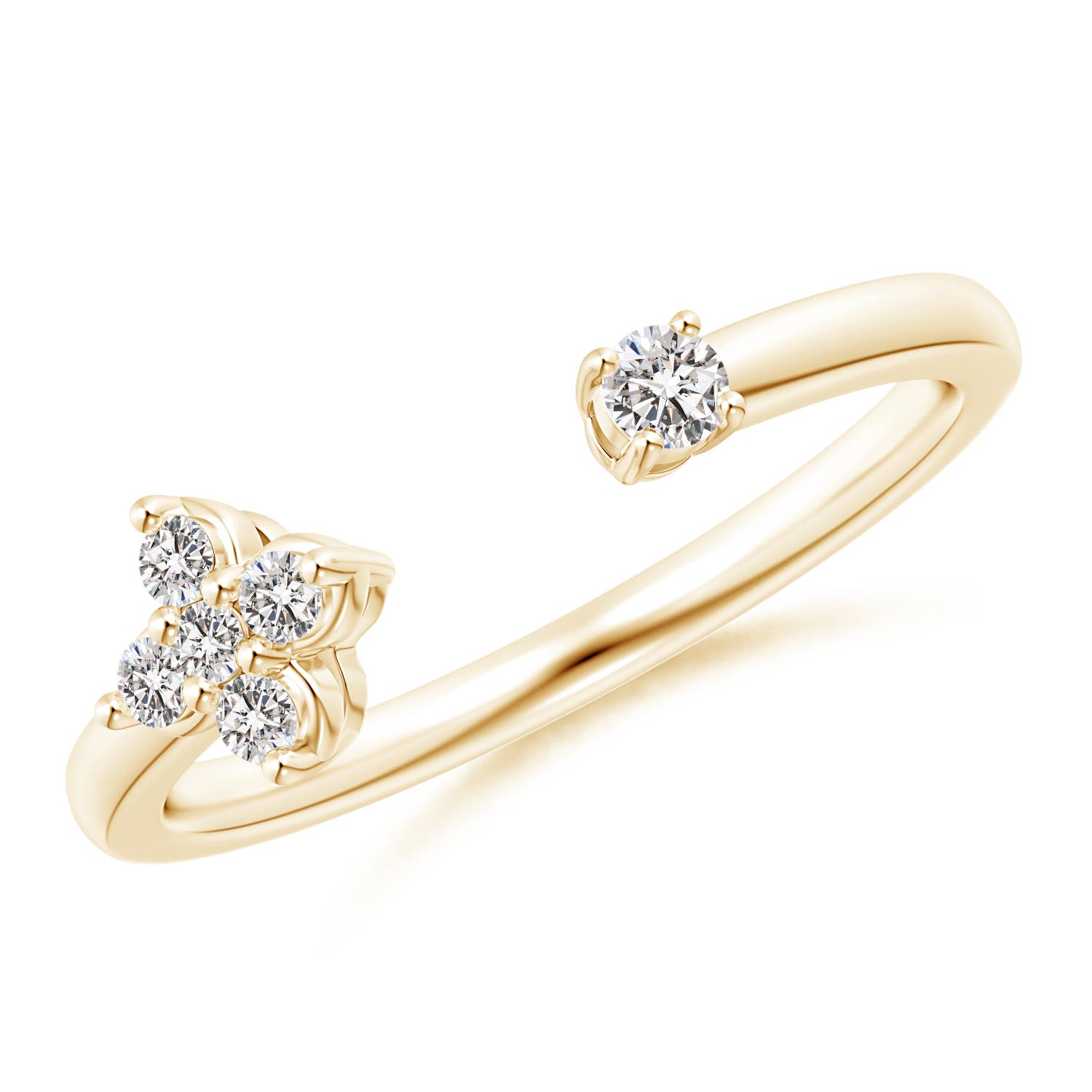 I-J, I1-I2 / 0.21 CT / 14 KT Yellow Gold