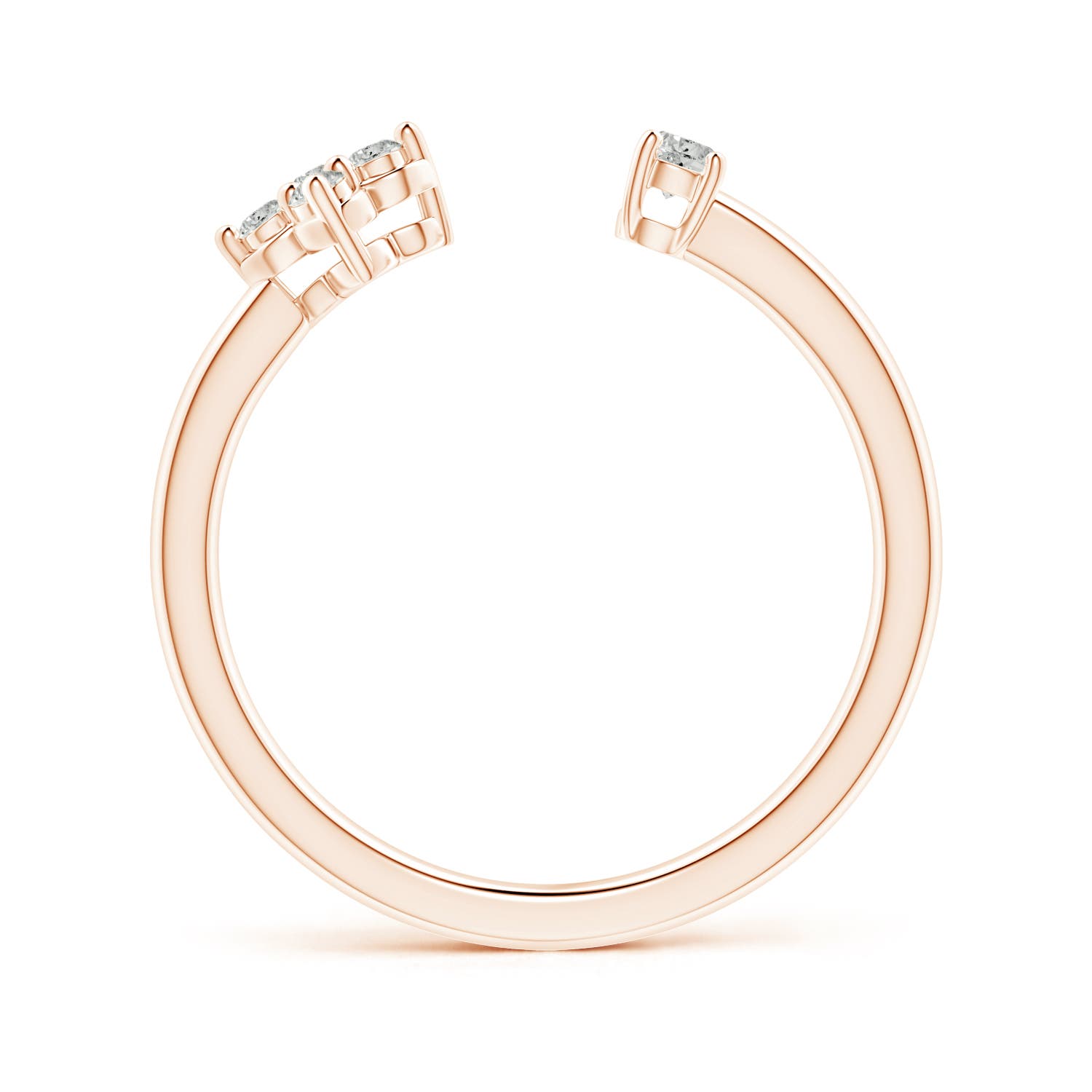 K, I3 / 0.21 CT / 14 KT Rose Gold