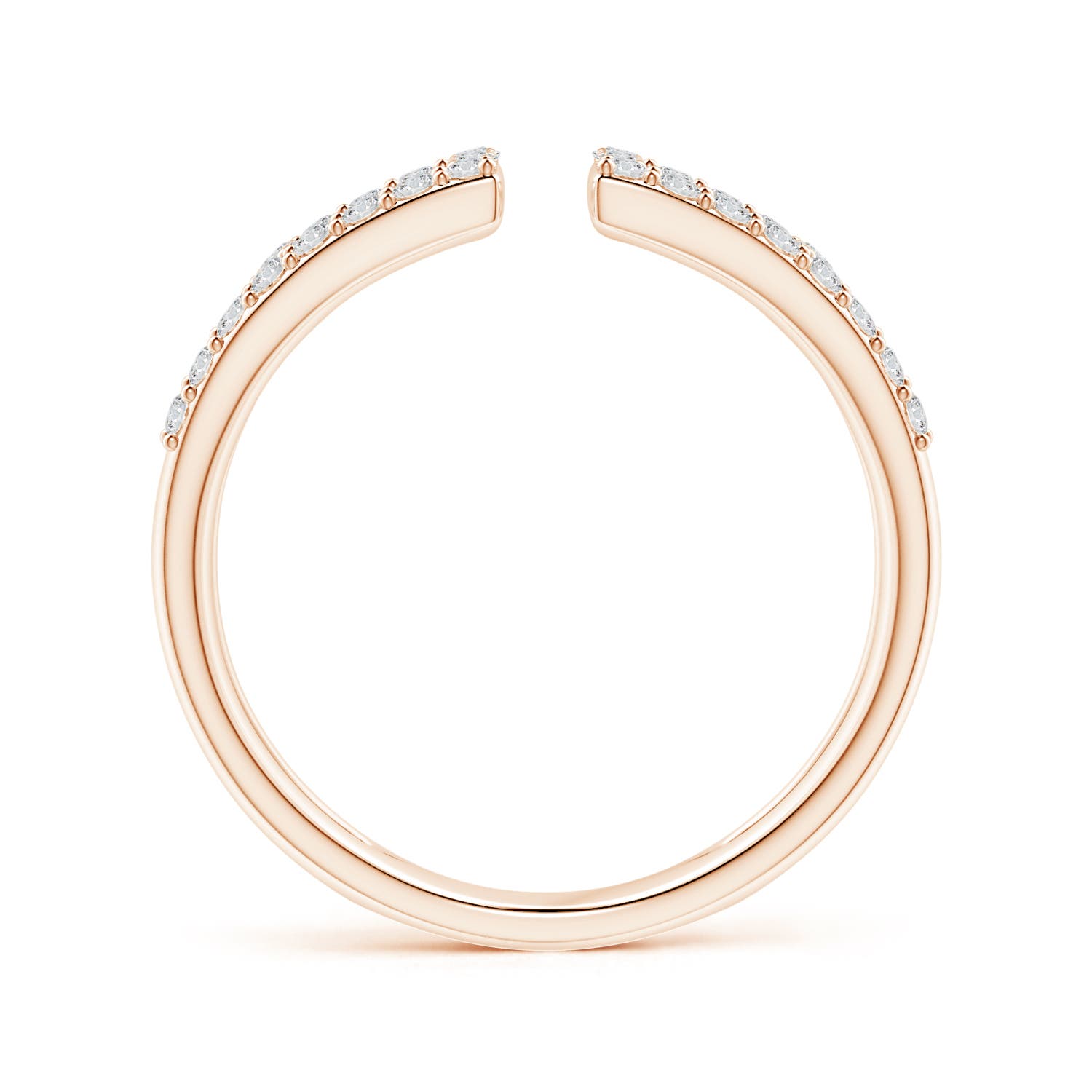 H, SI2 / 0.54 CT / 14 KT Rose Gold