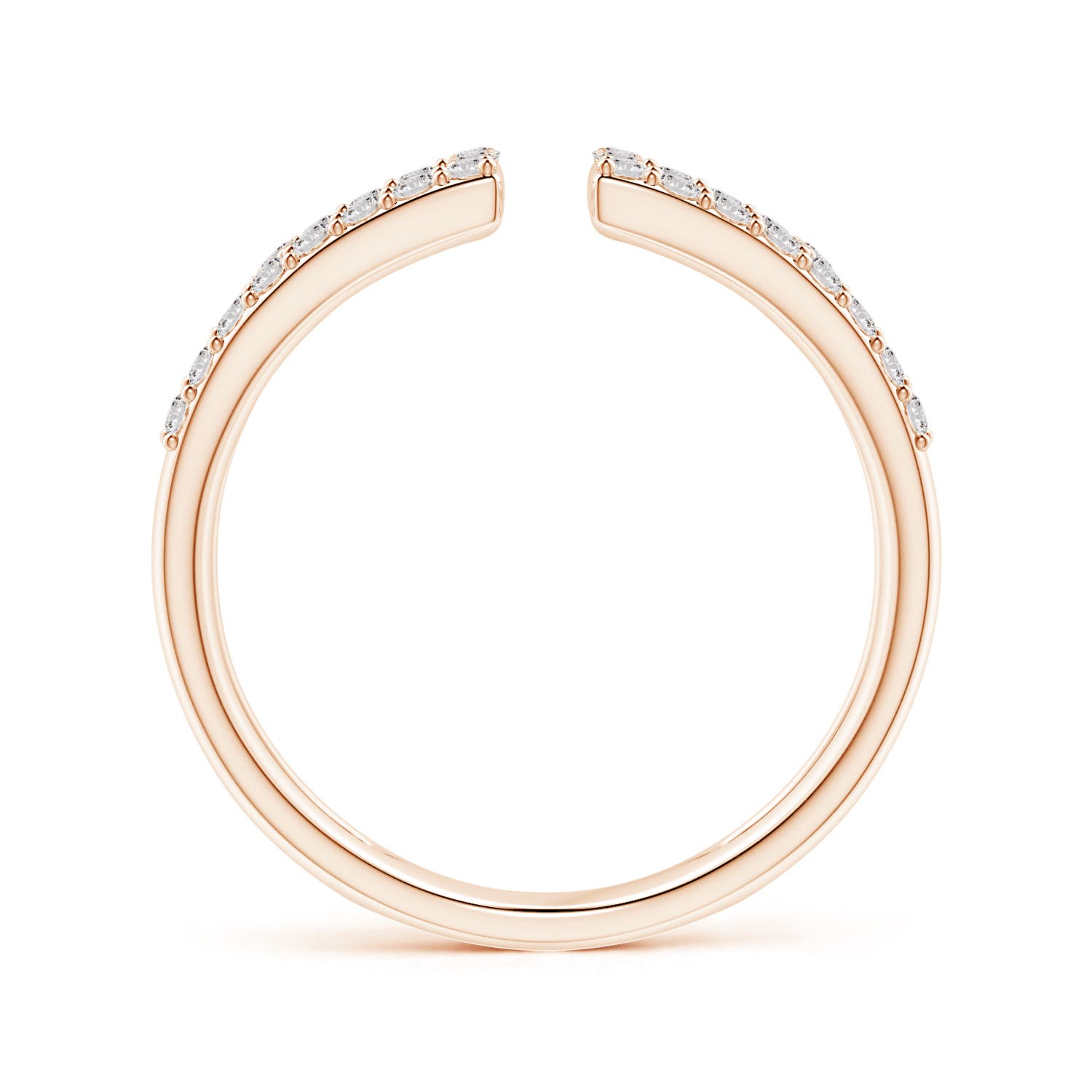 I-J, I1-I2 / 0.54 CT / 14 KT Rose Gold