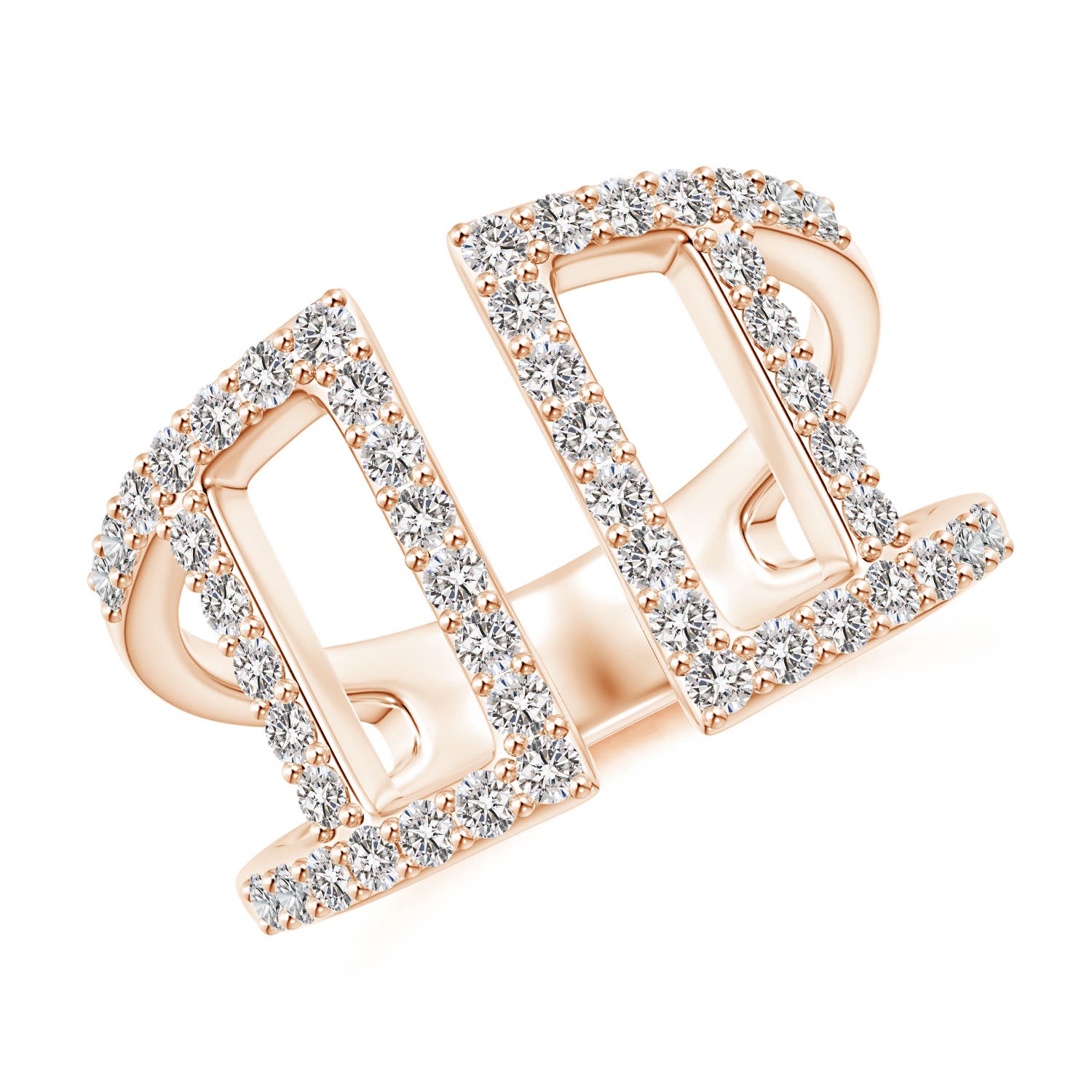 I-J, I1-I2 / 0.8 CT / 14 KT Rose Gold