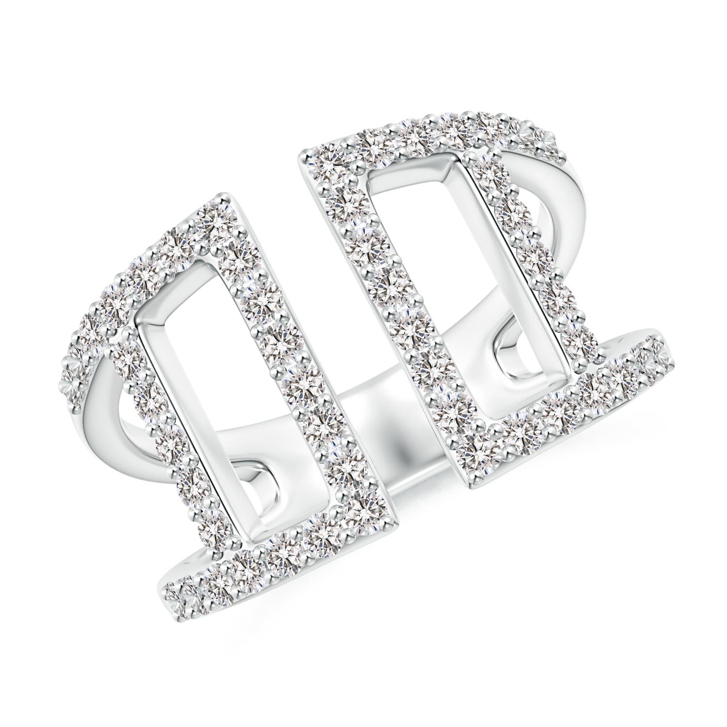 I-J, I1-I2 / 0.8 CT / 14 KT White Gold