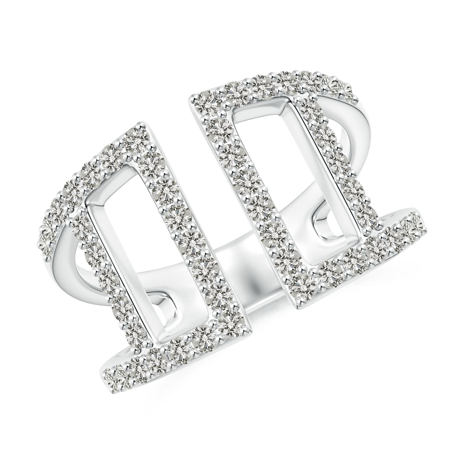 K, I3 / 0.8 CT / 14 KT White Gold