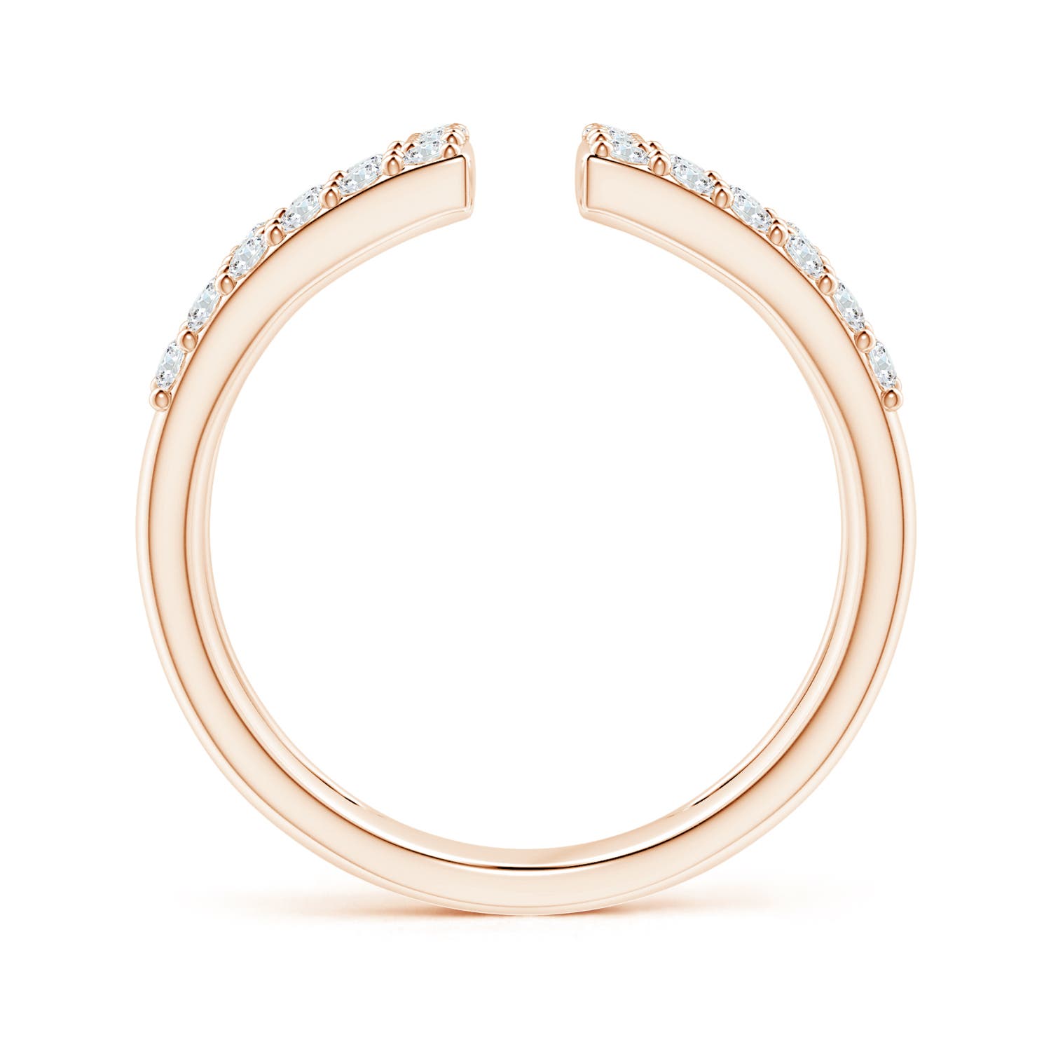 G, VS2 / 0.97 CT / 14 KT Rose Gold