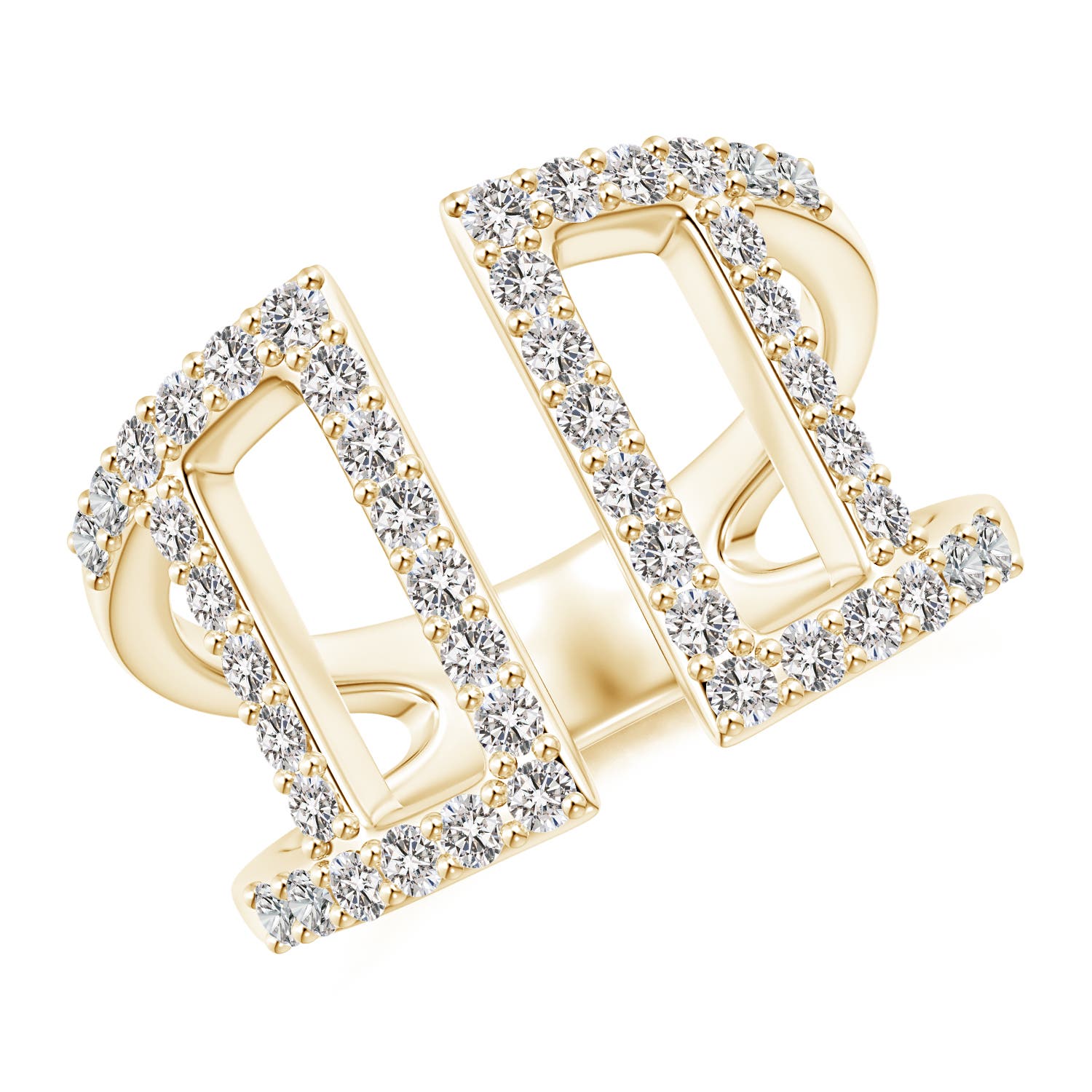 I-J, I1-I2 / 0.97 CT / 14 KT Yellow Gold