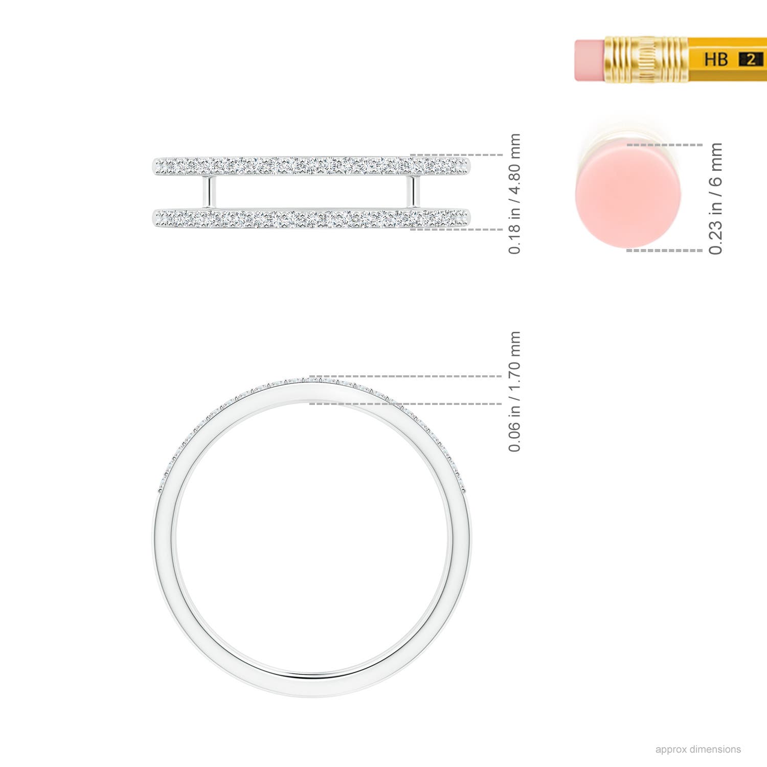 G, VS2 / 0.23 CT / 14 KT White Gold