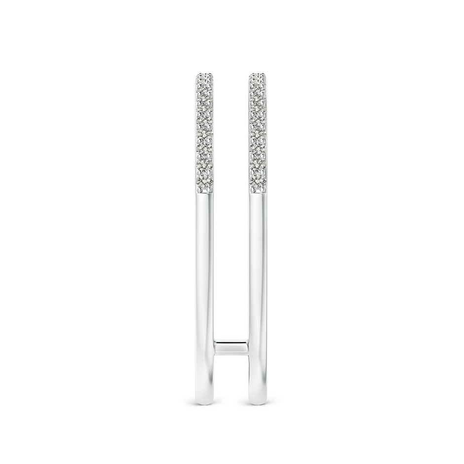 1mm KI3 Prong-Set Diamond Double Ring in P950 Platinum side 299