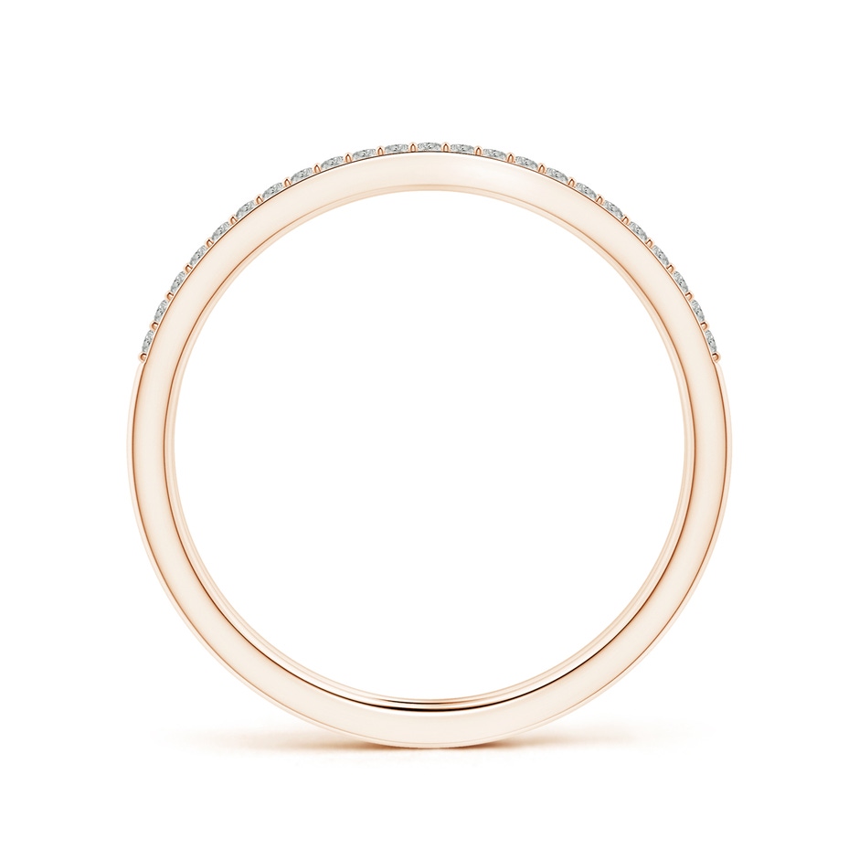 1mm KI3 Prong-Set Diamond Double Ring in Rose Gold side 199