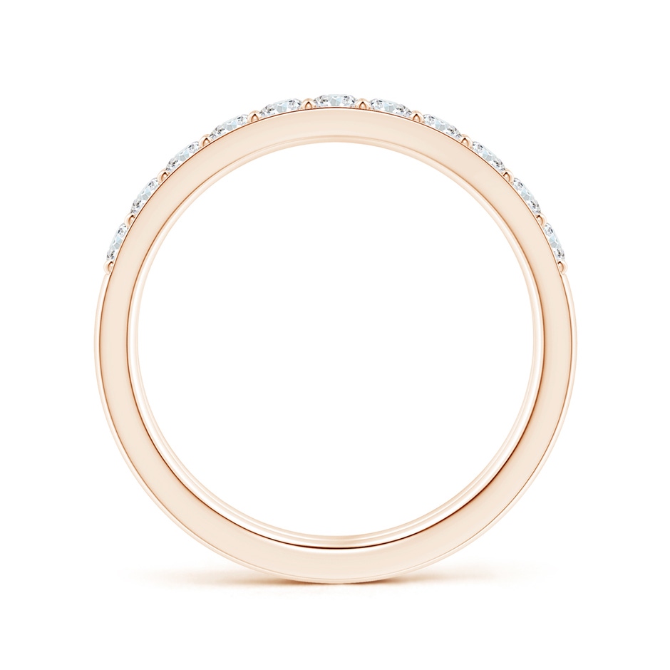 2.25mm GVS2 Prong-Set Diamond Double Ring in 18K Rose Gold side 199