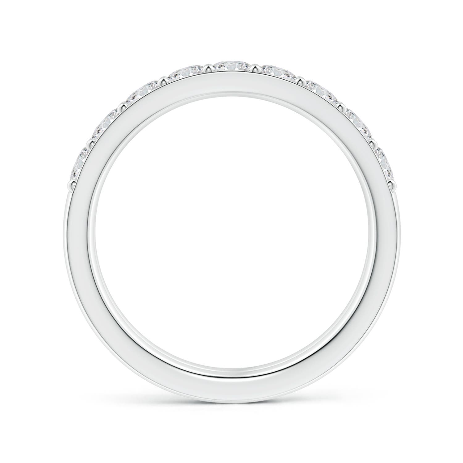 2.75mm HSI2 Prong-Set Diamond Double Ring in 18K White Gold