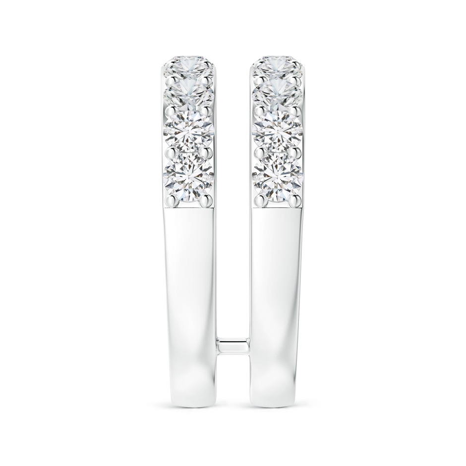 3.1mm HSI2 Prong-Set Diamond Double Ring in White Gold side 299