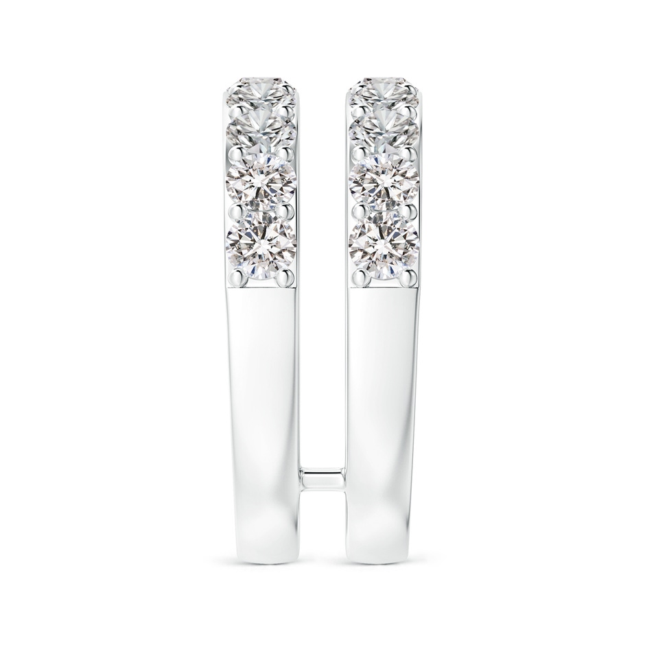 3.1mm IJI1I2 Prong-Set Diamond Double Ring in 18K White Gold side 299