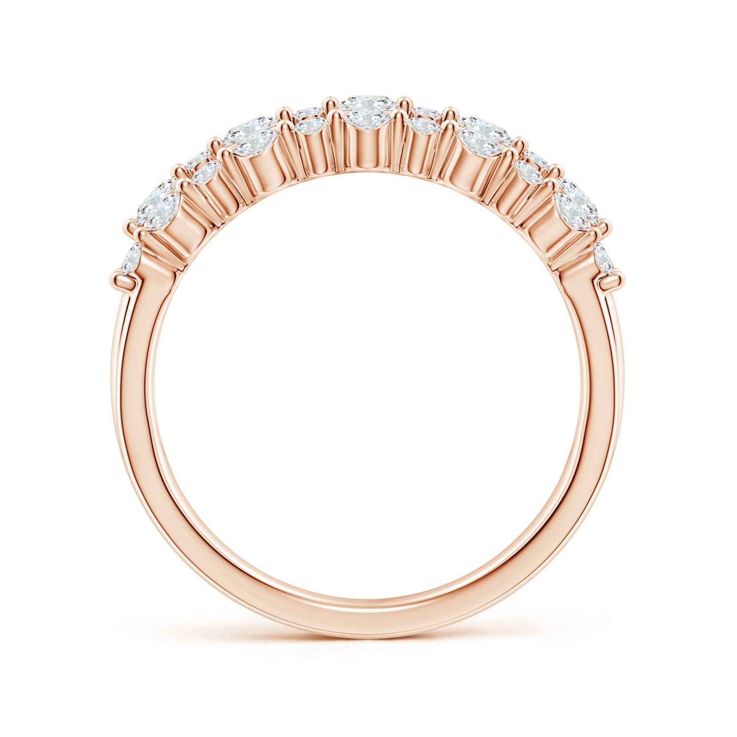 G, VS2 / 0.74 CT / 14 KT Rose Gold