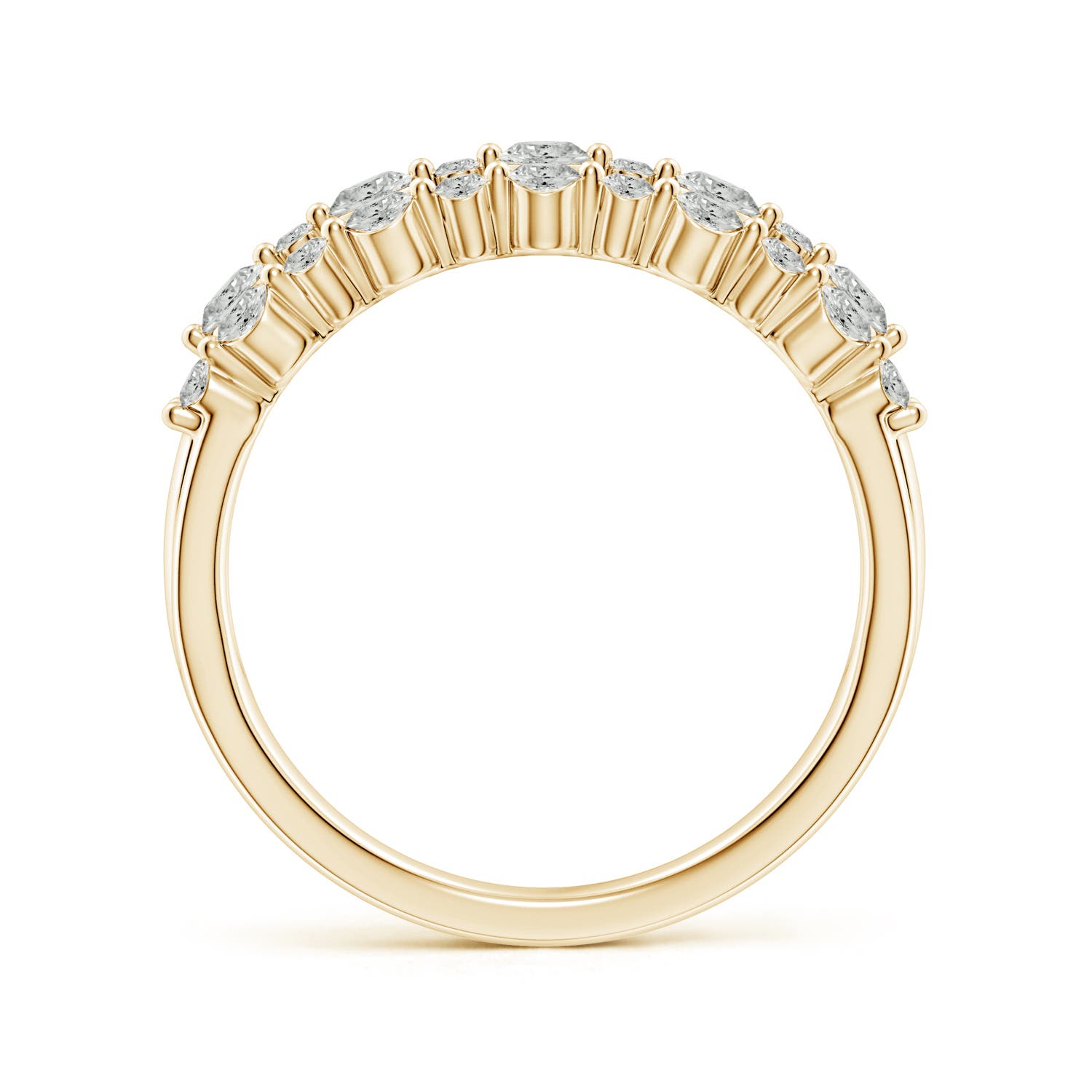 K, I3 / 0.74 CT / 14 KT Yellow Gold