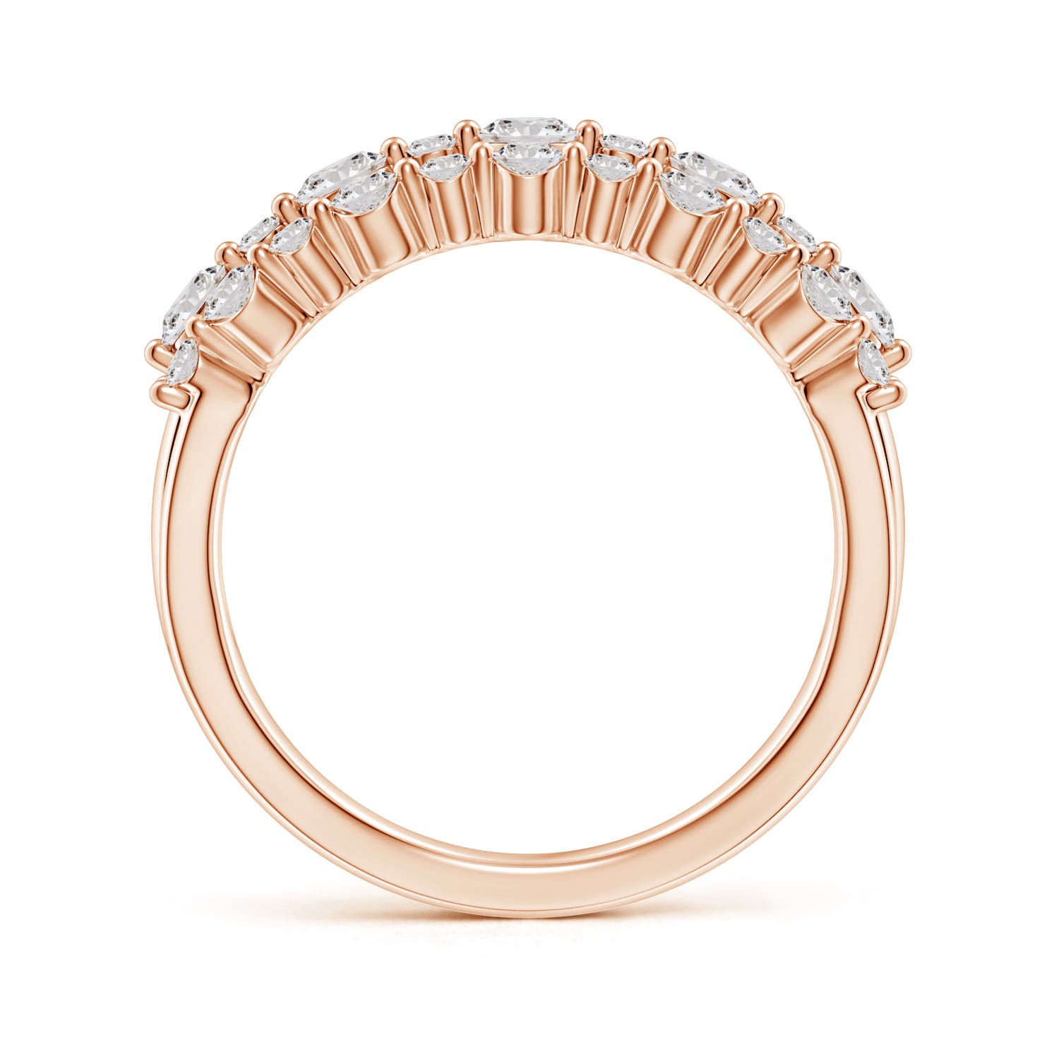 I-J, I1-I2 / 1 CT / 14 KT Rose Gold