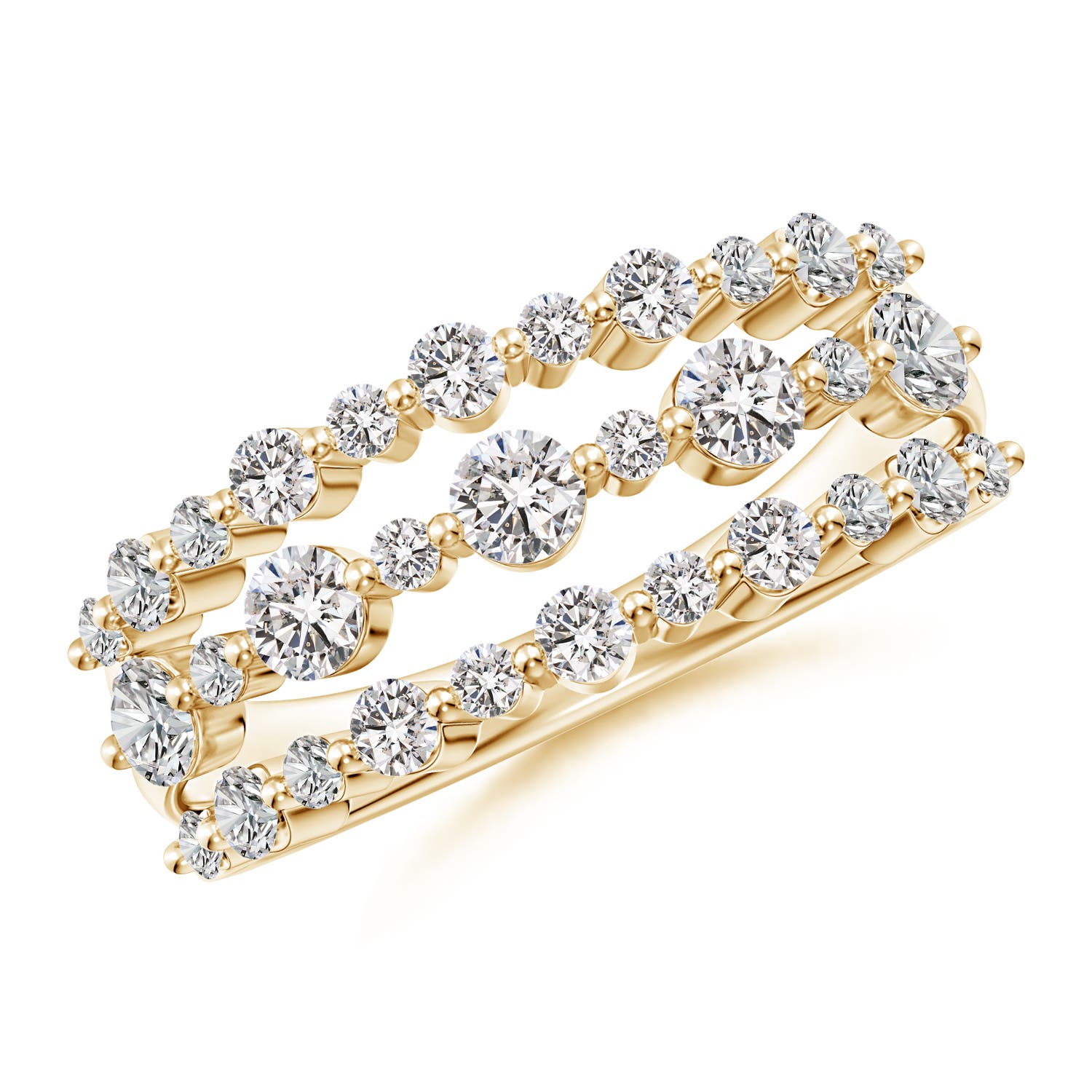 I-J, I1-I2 / 1 CT / 14 KT Yellow Gold