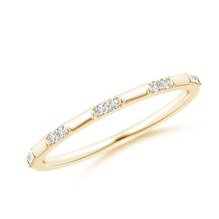 1.2mm GVS2 Diamond Stackable Wedding Ring in 18K Yellow Gold