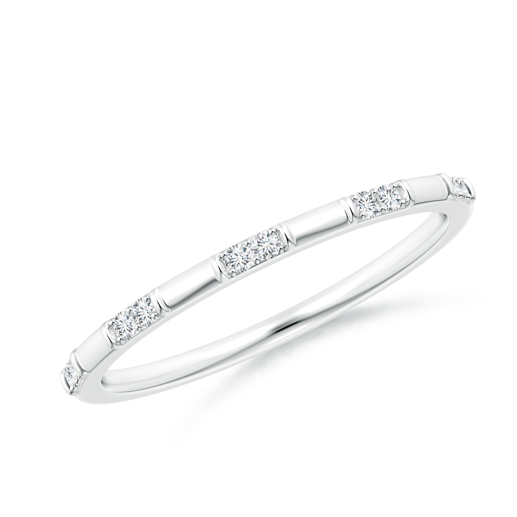 1.2mm GVS2 Diamond Stackable Wedding Ring in P950 Platinum