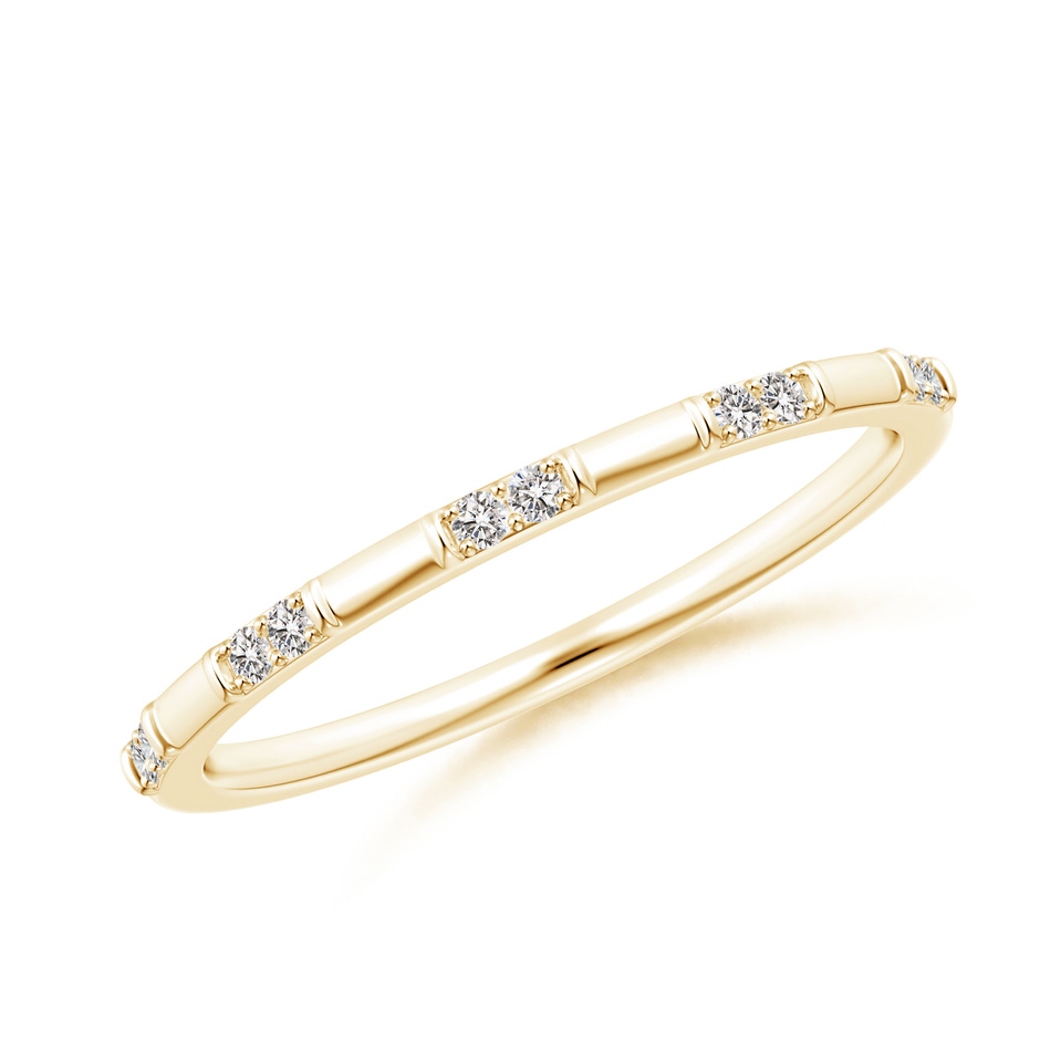 1.2mm IJI1I2 Diamond Stackable Wedding Ring in 9K Yellow Gold 