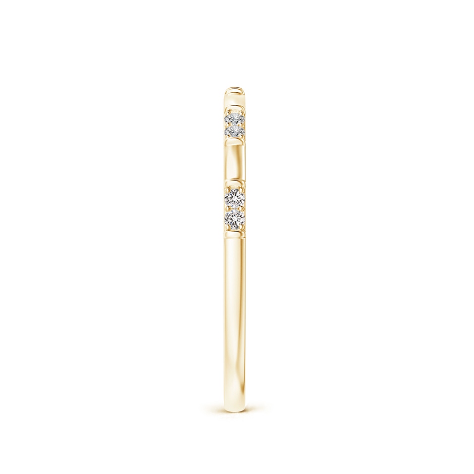 1.2mm IJI1I2 Diamond Stackable Wedding Ring in 9K Yellow Gold side 299