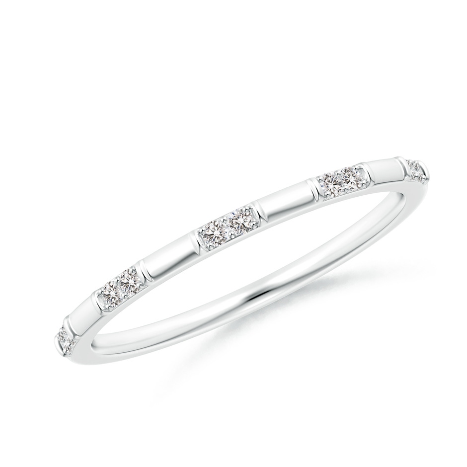 1.2mm IJI1I2 Diamond Stackable Wedding Ring in P950 Platinum 