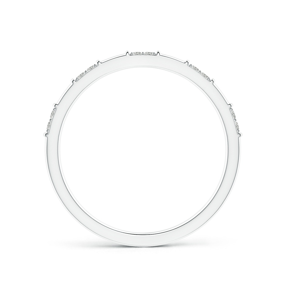 1.2mm KI3 Diamond Stackable Wedding Ring in P950 Platinum side 199