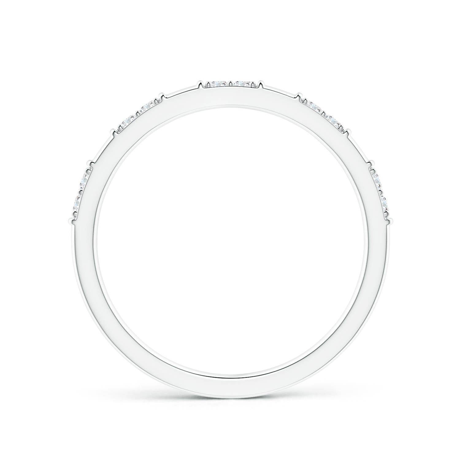 1.5mm GVS2 Diamond Stackable Wedding Ring in 18CT White Gold - side 2