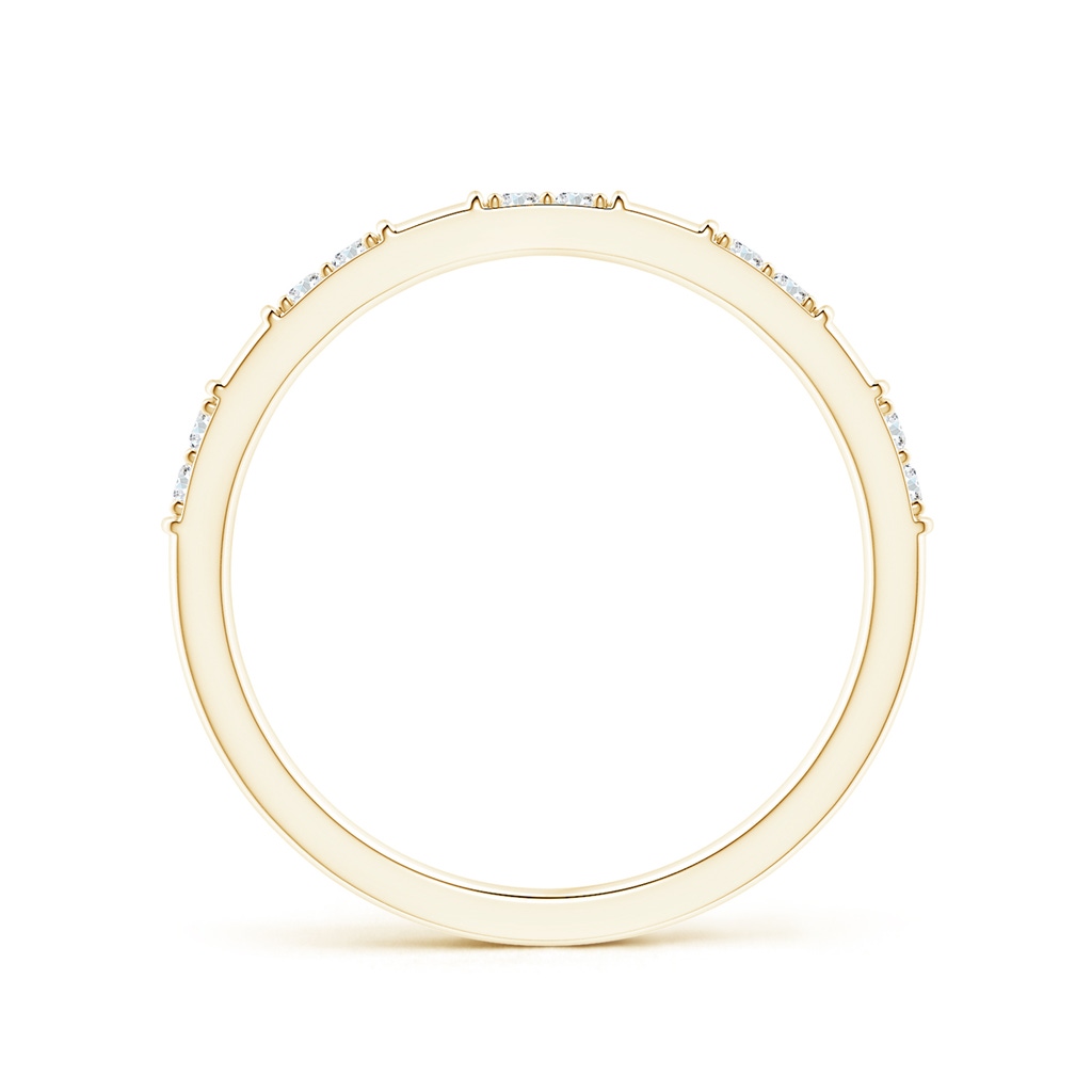 1.5mm GVS2 Diamond Stackable Wedding Ring in Yellow Gold - side 199