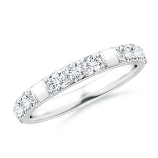 2.7mm GVS2 Diamond Stackable Wedding Ring in P950 Platinum