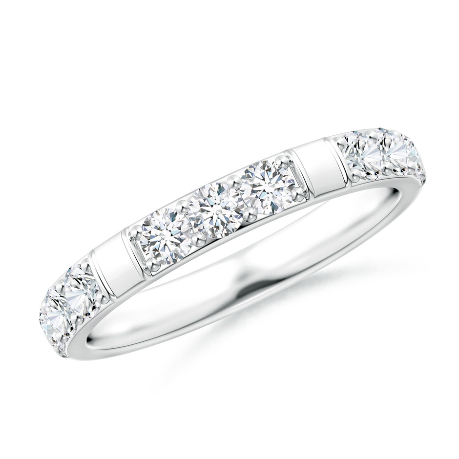 2.7mm GVS2 Diamond Stackable Wedding Ring in P950 Platinum 