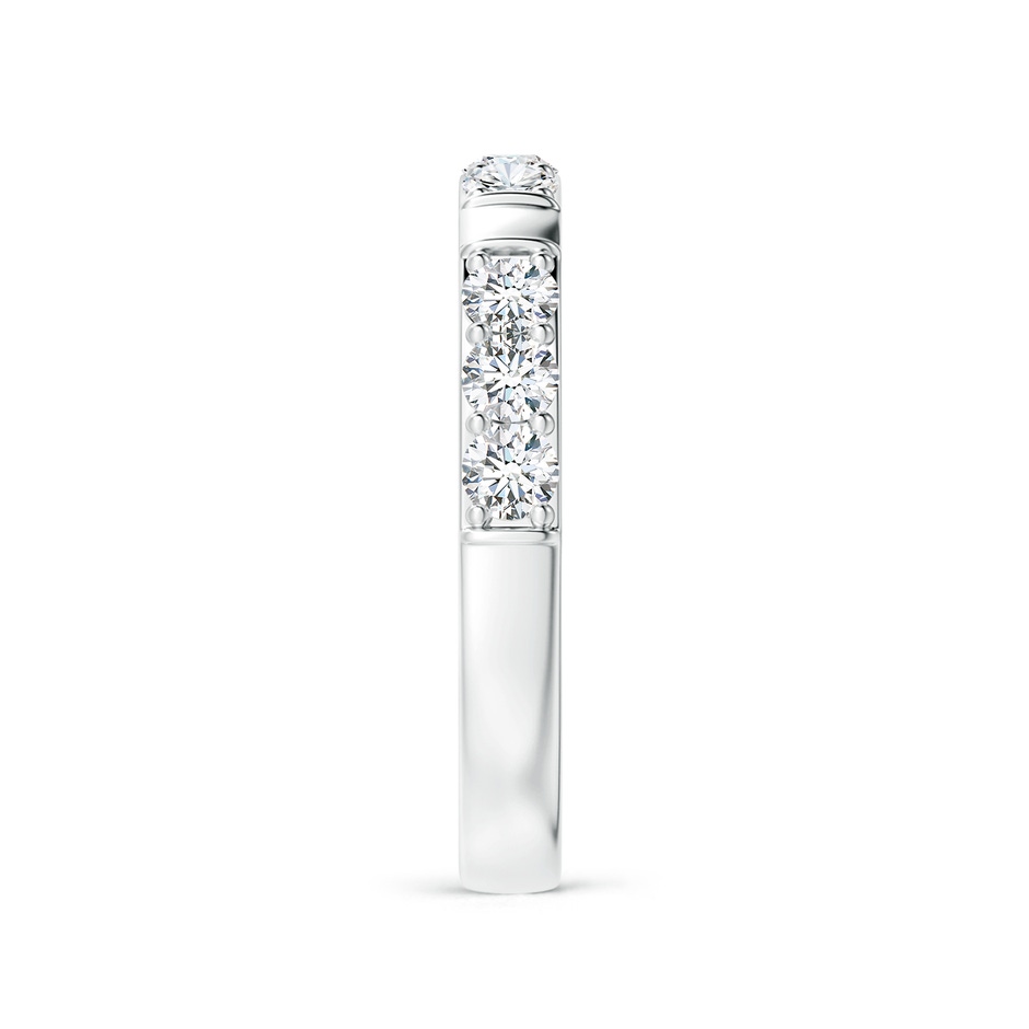 2.7mm GVS2 Diamond Stackable Wedding Ring in P950 Platinum side 299
