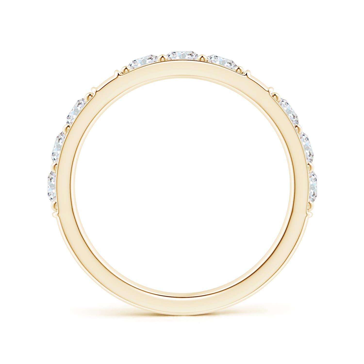 3.1mm GVS2 Diamond Stackable Wedding Ring in 18K Yellow Gold
