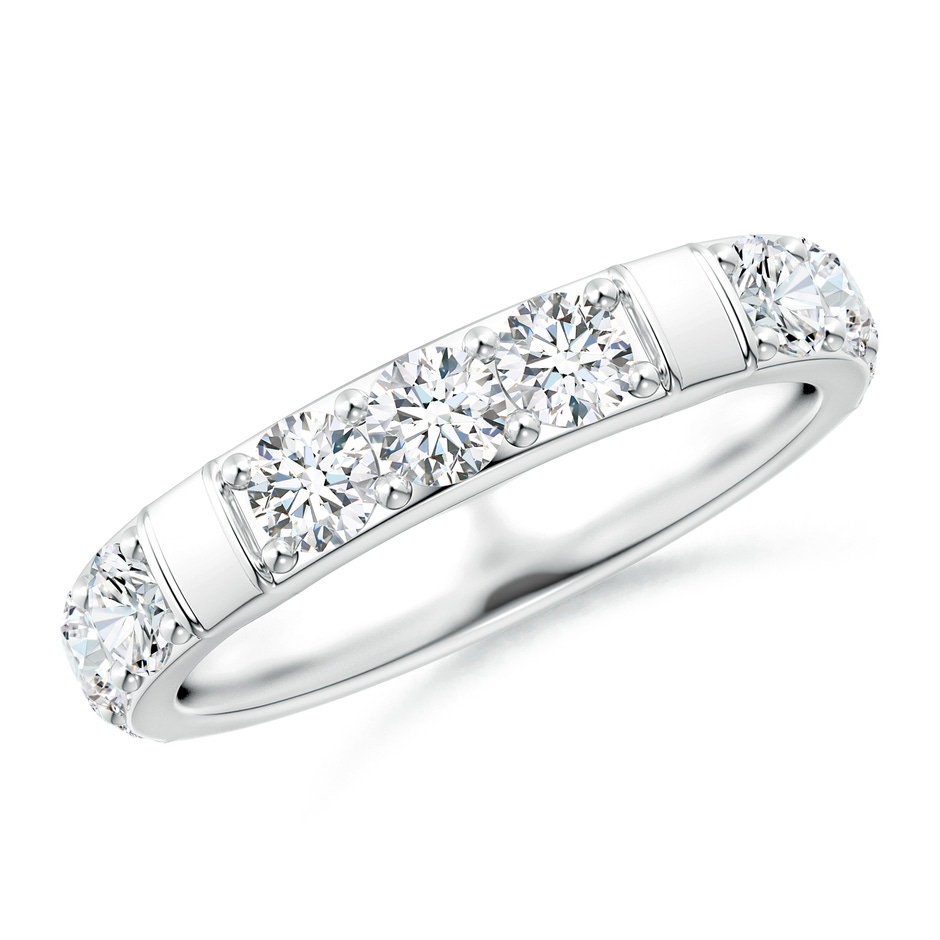 3.4mm GVS2 Diamond Stackable Wedding Ring in P950 Platinum 