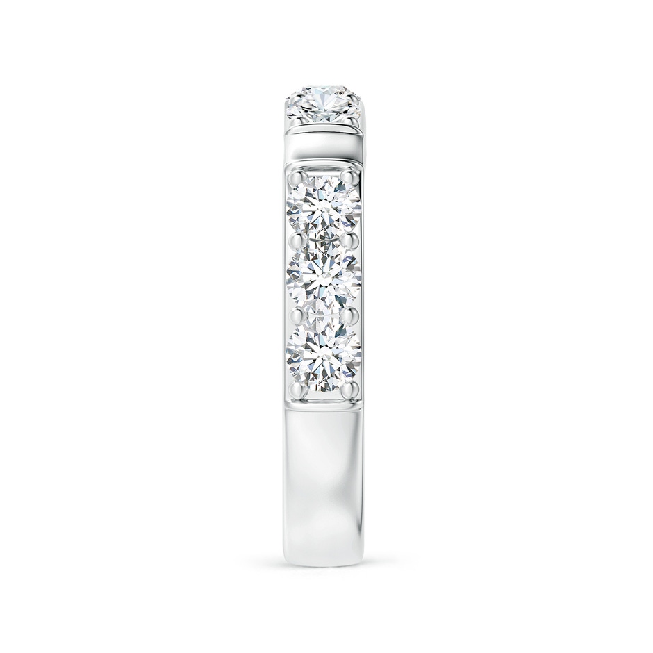 3.4mm GVS2 Diamond Stackable Wedding Ring in P950 Platinum side 299