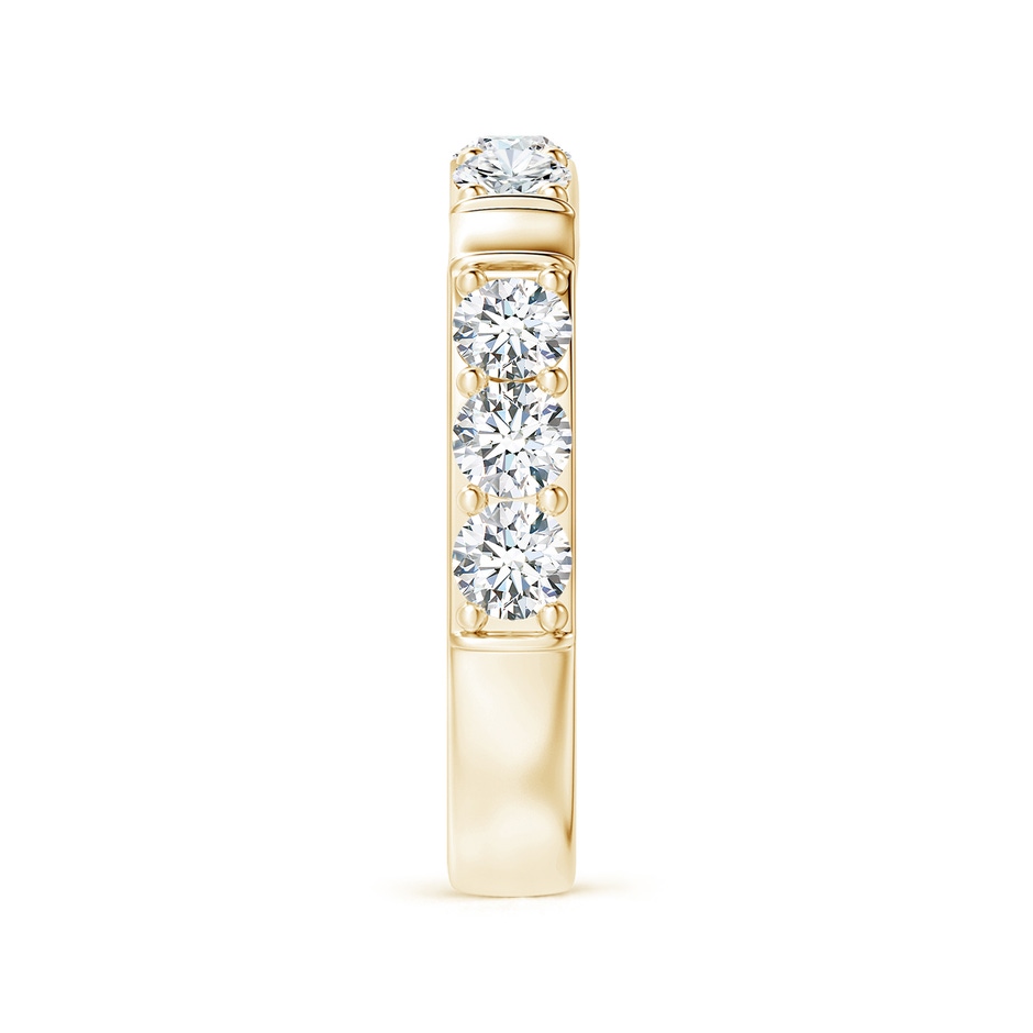 3.4mm GVS2 Diamond Stackable Wedding Ring in Yellow Gold side 299