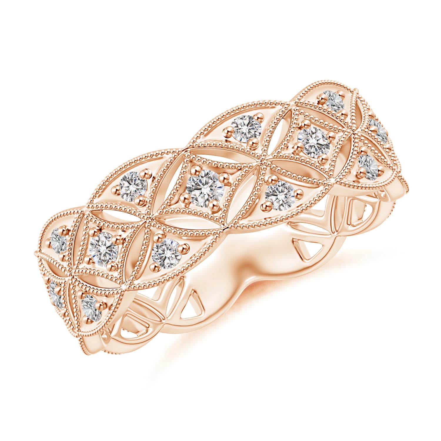 I-J, I1-I2 / 0.24 CT / 14 KT Rose Gold