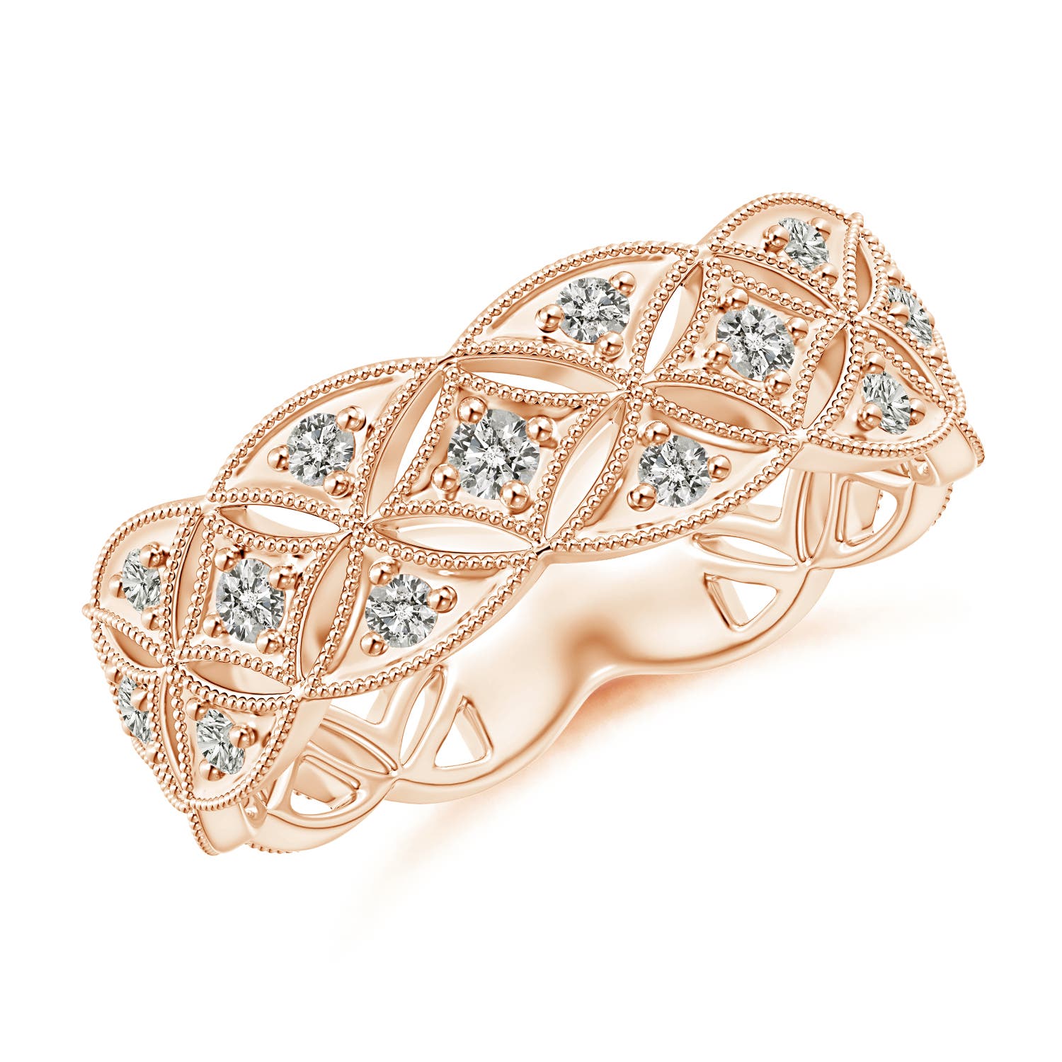 K, I3 / 0.24 CT / 14 KT Rose Gold