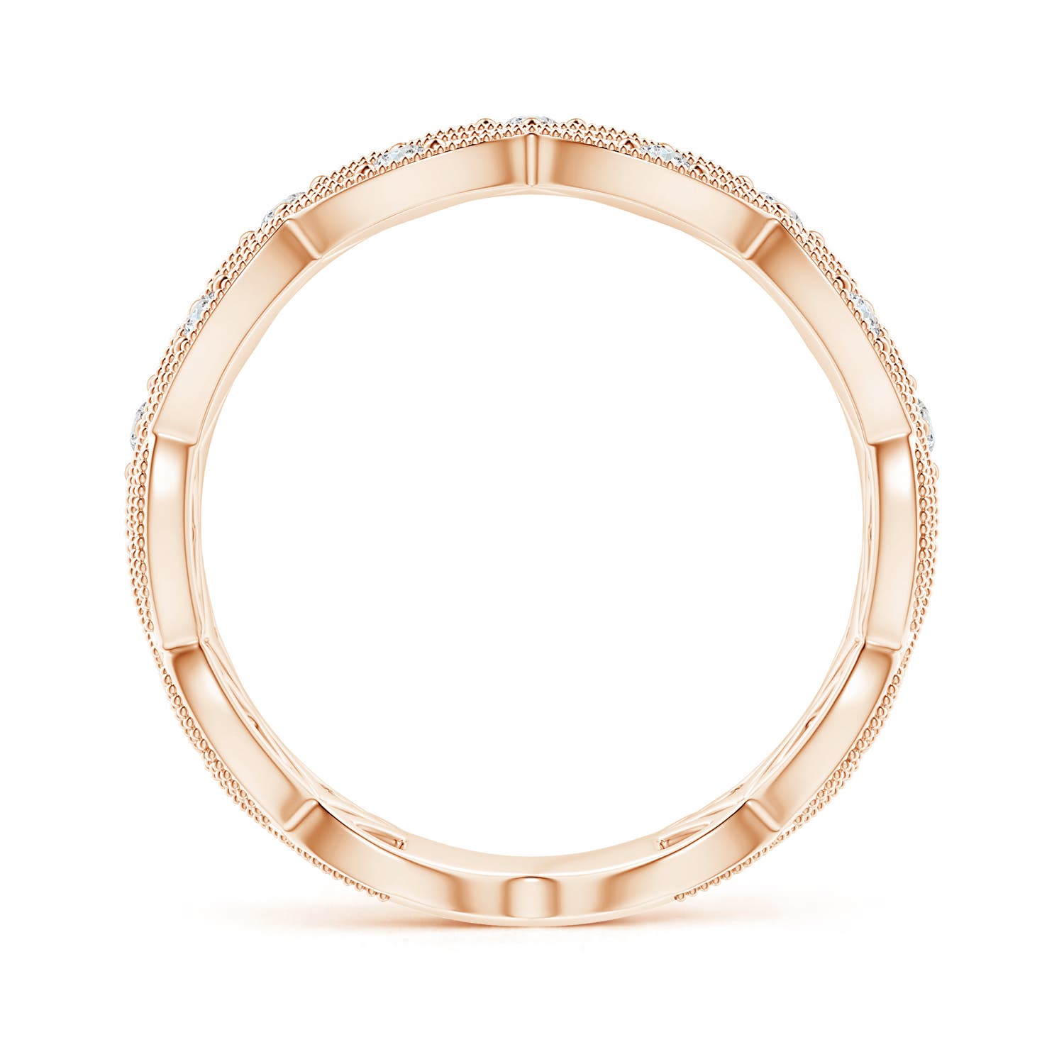 G, VS2 / 0.36 CT / 14 KT Rose Gold