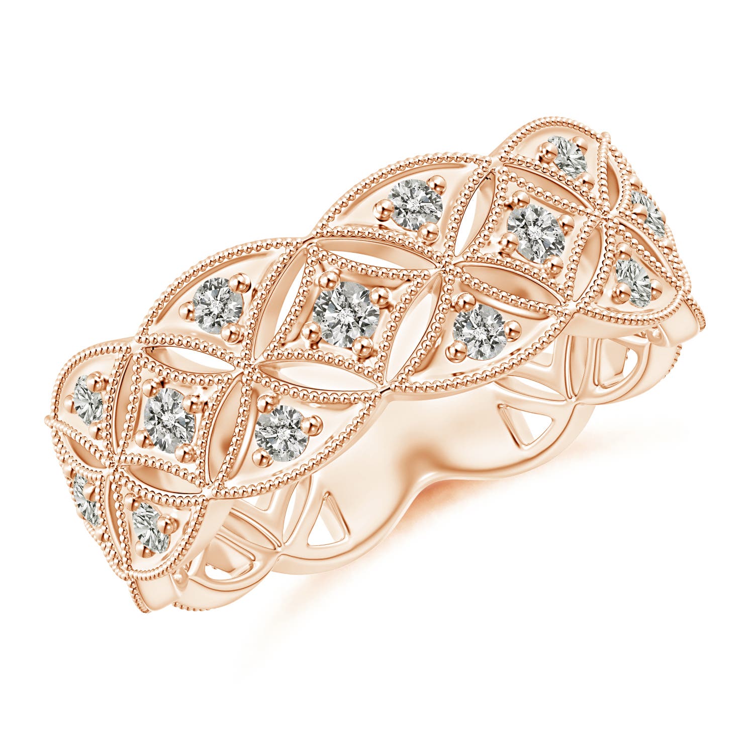 K, I3 / 0.36 CT / 14 KT Rose Gold